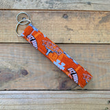 Handmade Wristlet Keychain - Texas Longhorn