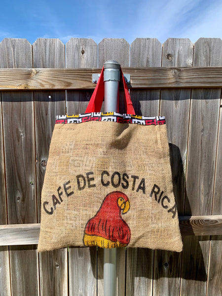 Upcycled Market Tote Tote - Cafe De Costa Rica