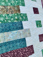 Batik Rectangle Throw Quilt