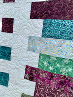 Batik Rectangle Throw Quilt