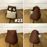 Handmade Owls - Multiple Options Available