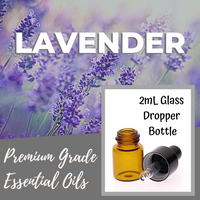 2mL Essential Oil Dropper Bottle - Multiple Scents Available