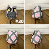 Handmade Owls - Multiple Options Available