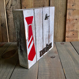 Red Tie Dad & Me Photo Frame