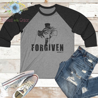 Forgiven Raglan Tee