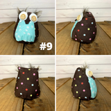 Handmade Owls - Multiple Options Available