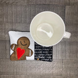 Gingerbread Mug Rugs - Drink Coaster
