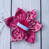 Handmade Flower - Pink Leopard