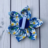 Handmade Flower - Blue Packed Daisy