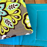 Universal Drink COW - Turquoise Flower Pop
