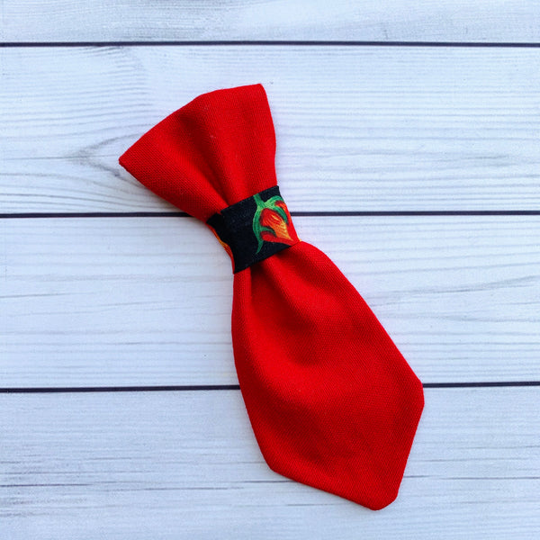 Small Pet Tie - Red Hot Chilis