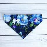 Pet Bandana - Navy Flowers