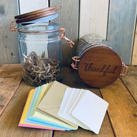 "Blessed Notes" Jar - Thankful