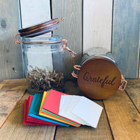 "Blessed Notes" Jar - Grateful