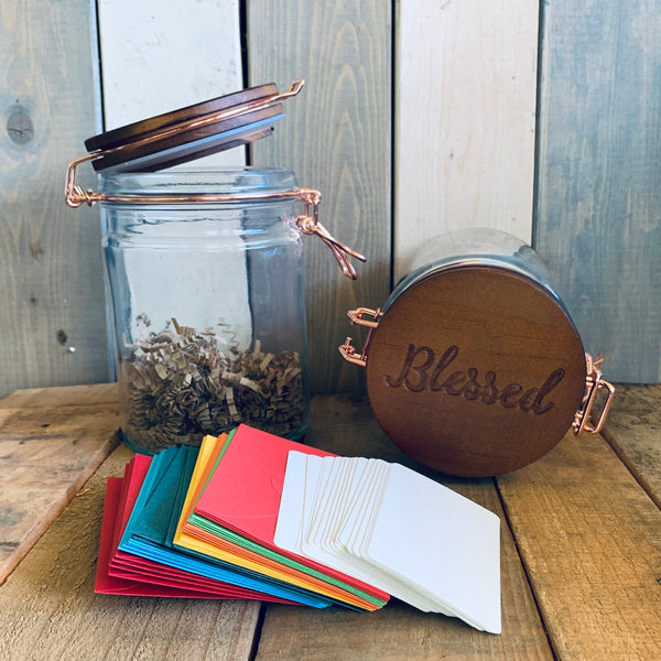 "Blessed Notes" Jar - Blessed