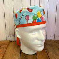 Handmade Buttoned Scrub Caps - Winnie the Pooh