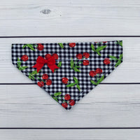 Pet Bandana - Cherry Gingham