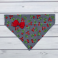 Pet Bandana - Cherry Gingham