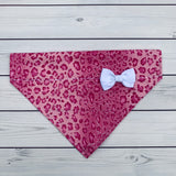 Pet Bandana - Pink Leopard