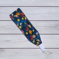 Handmade Buttoned Headbands - Under the Sea