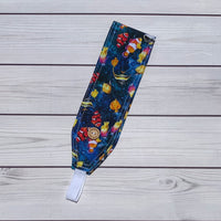Handmade Buttoned Headbands - Under the Sea
