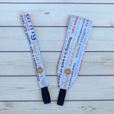 Handmade Buttoned Headbands - Nurses Rock