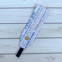 Handmade Buttoned Headbands - Nurses Rock