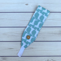 Handmade Buttoned Headbands -  Dachshunds