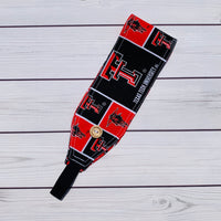 Handmade Buttoned Headbands - Tech Raiders Mascot