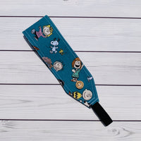 Handmade Buttoned Headbands - The Charlie Brown Gang