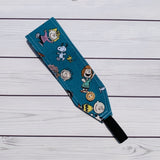 Handmade Buttoned Headbands - The Charlie Brown Gang