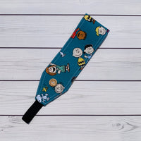 Handmade Buttoned Headbands - The Charlie Brown Gang