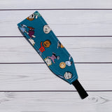Handmade Buttoned Headbands - The Charlie Brown Gang