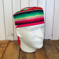 Handmade Buttoned Scrub Caps - Miscellaneous Serape