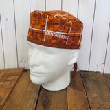 Handmade Buttoned Scrub Caps - University of Texas Longhorn