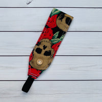 Handmade Buttoned Headbands - Skulls & Roses