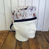 Handmade Buttoned Scrub Caps - Medical Team