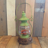 Green Oil Lamp