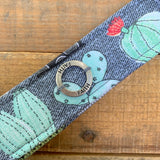 Handmade Wristlet Keychain - Succulent