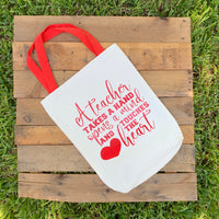 Teachers Tote Bags - Apple