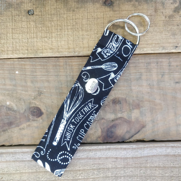 Handmade Wristlet Keychain - Recipe for Freindship