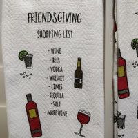Friendsgiving Shopping List Set