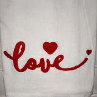 Garden Of Love Heart Towel
