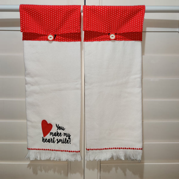 You Make My Heart Smile Towel Set