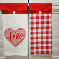 Love in Plaid Towel Set