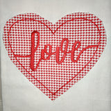 Love in Plaid Towel Set