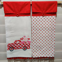 Trucking Hearts Towel Set