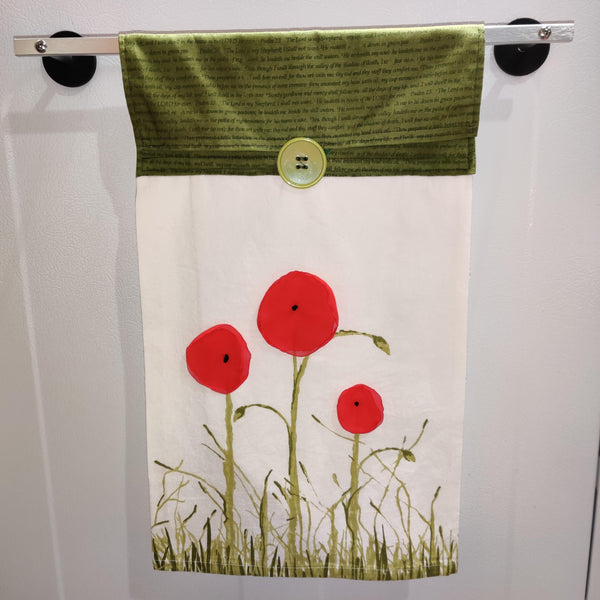 Spring Poppy Towel