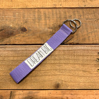 Handmade Wristlet Keychain - Dream Big