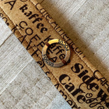 Handmade Wristlet Keychain - Coffee Lover